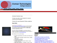 Tablet Screenshot of cormanlisp.com
